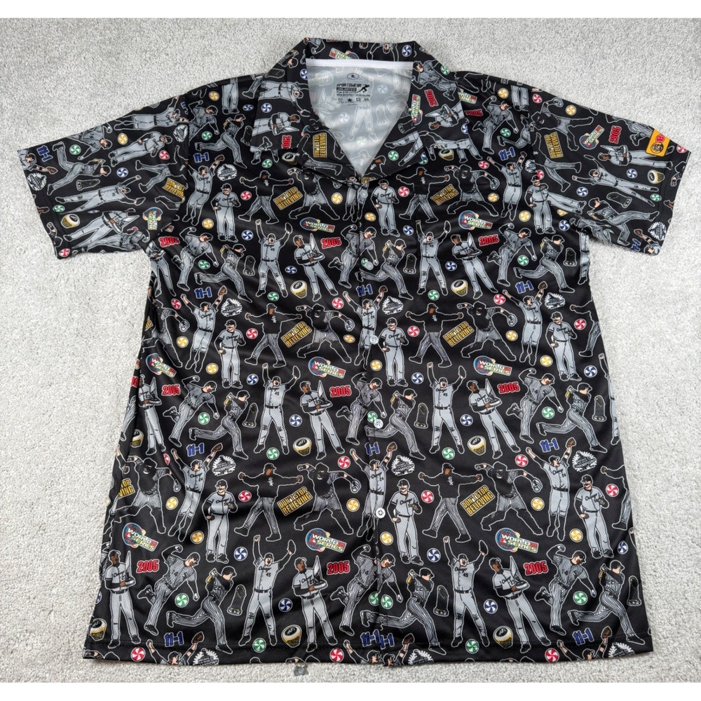 Chicago White Sox Hawaiian Shirt 2005 World Series Champions Anniversary Mens XL